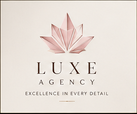 Luxe Agency logo concept